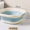 Lavabo plegable para dormitorio, uso doméstico, estudiantes, estudiantes nuevos, niños, lavabo portátil de viaje, disponible en varios tamaños, lavabo de plástico
