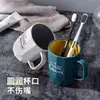 Vaso Anticaída de Doble Capa para Cepillo de Dientes, Vaso para Enjuague Bucal, Vaso para Beber, Soporte para Cepillo de Dientes, Set de Pareja, Vaso para Cepillo de Dientes de Estudiante