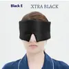 Máscara de Olhos de Seda Cor Pura 19 m Seda de Amora Bloqueio de Luz Máscara de Olhos para Dormir Seda Amiga da Pele Velcro Atacado