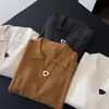 Nuevo suéter de punto de estilo coreano para mujer, otoño de 2026, cuello solapa, manga larga, corte holgado, adelgazante, top versátil en color liso
