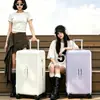 Lançamento Novo Estojo de Viagem com Rodinhas Grande Capacidade Compartimento Profundo Zíper Espesso Resistente Durável Mala de Viagem Estojo para Estudante