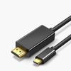 Adaptador tipo C a DP, convertidor HDMI de 1,8 m compatible con cable USB 3.1 a DP de 4K a 60 Hz.