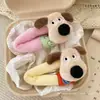 Pinza para el pelo de oso de mantequilla de peluche de dibujos animados, pinza lateral, pinza Bb grande, pinza para el pelo, pinza para flequillo, pinza para maquillaje, pinza para el pelo, accesorios para el pelo