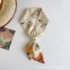 Pañuelo Largo Sedoso Nuevo Serie Van Gogh para Mujer, Pañuelo de Cuello Vintage, Lazo para Bolso, Pañuelo para la Cabeza Ins, Bufanda, Cinta para el Cabello