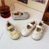Sapatos de Couro da Moda com Laço para Meninas, Sapatos Individuais Macios para Crianças para Primavera e Outono, Novos Sapatos Versáteis de Princesa para Meninas Pequenas 2026