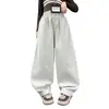 Pantalones Anchos de Moda para Niñas Primavera y Otoño 2026 Nuevos Pantalones Casuales a la Moda para Niñas Mayores