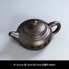 Tetera de Arcilla Púrpura de Gran Capacidad, Tetera Clásica Estilo Antiguo, Juego de Té Kung Fu de Una Tetera Dos Tazas Cuatro Tazas, Tetera Casera para Preparar Té de Una Sola Tetera B12