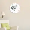 Reloj de pared acrílico simple nórdico moderno reloj silencioso Zorro generación al por mayor Amazon superventas explosiones