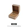 Caja de almacenamiento creativa con forma de arco de microfibra PU para joyas, placa de identificación, anillo de diamante, caja para anillos, caja para collares en stock