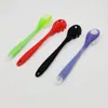 Polvo de silicona garra cuchara para espagueti Herramienta para fideos de cocina cuchara para fideos silicona pesca de espagueti polvo antiadherente