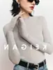 Suéter de Punto sin Costuras Lavable a Máquina de Lana para Mujer 2026 Invierno Nuevo Estilo