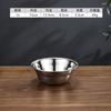 Cuenco de acero inoxidable 304 para sopa espesa, para uso doméstico, con recipiente para verduras, para mezclar en la cocina, para condimentos, pequeño para sopa
