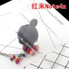 Para funda de teléfono móvil red rice note4x funda suave de silicona funda protectora transparente material para pegar taladro diy material de carcasa dura inferior
