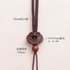Cordão Ajustável para Pingente de Jadeíta Sandália com Inlay de Fio de Prata Cordão de Colar Tecido à Mão para Homens e Mulheres Cordão de Pingente Atacado