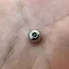 Cuentas Perforadas de Acero Inoxidable Chapado en Oro de Punto 1.0-12mm Acero de Titanio Sólido Cuentas Pequeñas Agujero Medio Agujero Pasante