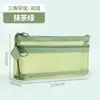 Bolsa de Lápis de Malha Grande Capacidade Personalizada Bolsa de Armazenamento Transparente Material de Papelaria Estilo Ins de Aparência Elevada Bolsa de Lápis Prática