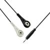 Cable Digital de Conexión para Fisioterapia con Conector de Audio Macho de Dos Polos de 2.5 mm a Hebilla Hembra de Electrodo de 3.5 mm Uno a Ocho Sr