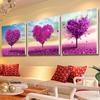Pintura de diamantes 2021 Nuevo bordado sala de estar lleno de pequeño árbol del amor pintura triple punto pegar ladrillo y piedra mostrar pequeño punto de cruz