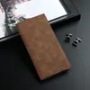 Cartera Larga para Hombre Ultra-delgada Juvenil Multitarjeta Casual Portatarjetas Nueva de Moda Estudiante de una Pieza Retro Dinero