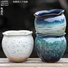 Maceta Creativa de Cerámica para Suculentas de Balcón Hogareño, Maceta Grande de Arcilla para Pothos, Orquídea, Planta Verde, Maceta de Diámetro Grande