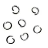 Venta al por mayor del fabricante Anillos Abiertos de Acero Inoxidable, Anillos Cerrados, Conectores para Llaveros 304, Anillos Redondos, Accesorios para Joyería DIY