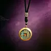 Directo de fábrica: Colgante de concha Gahu de animal del zodíaco estilo antiguo, collar cultural y creativo para hombres y mujeres, accesorio de concha protector