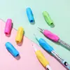 Corrector de Agarre para Niños Soporte de Agarre de Lápiz para Estudiantes de Primaria Agarre Suave de Goma Protector de Lápiz para Dos Dedos Postura Correcta al Escribir