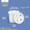 Balde de frutas de grau alimentício, balde de armazenamento de plástico transparente portátil para pesca, caixa de armazenamento para camping ao ar livre com furos para drenagem e tampa