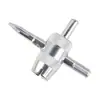 Llave de Núcleo de Válvula Cuatro en Uno, Interruptor de Llave de Válvula, Cámara de Aire para Neumático de Coche, Vehículo Eléctrico, Herramienta de Desinflado para Bicicleta
