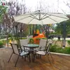 Mesa e Cadeira de Ferro Modernas para Exterior Combinação Pátio de Casa Jardim Varanda Cadeira de Lazer Conjunto de Móveis para Exterior Mesa e Cadeira Personalização