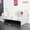 Estudante dormitório mesa papelaria livro porta-caneta armazenamento estilo minimalista organizador de mesa gaveta caixa de armazenamento ins