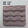 Extensor de Sujetador de Acero Inoxidable de Tres Filas y Tres Ganchos, Broche Extensor de Lencería de Tres Filas y Tres Ganchos, Venta Directa del Fabricante, Incluye Carta de Colores