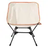 Silla de Pesca de Aleación de Aluminio Ultraligera Silla Espacial Silla de Camping Conveniente Camping Playa Ocio al Aire Libre Plegable Silla Luna