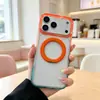 Funda de teléfono con soporte magnético giratorio degradado adecuada para iPhone 18 Pro Max, Funda protectora simple anticaídas para Apple 17