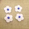 Flor de arcilla suave hecha a mano de color de 25 mm Flor para pendientes DIY Accesorios para el cabello de niños Materiales de decoración para carcasa de teléfono móvil