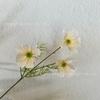 Flores Artificiales con 3 Cabezas de Cosmos, Flores de Cosmos Falsas para Bodas, Arreglos Florales Estilo Jardín de Monet, Al Por Mayor en Stock