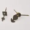 Manija de Mueble Clásico Caoba Bronce Accesorios Chapados en Hierro Cobre Manualidad de Bronce Manija de Puerta de Gabinete Accesorios de Ferretería para Muebles