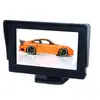Tela de carro HD de 4,3 polegadas universal 12V-24V caminhão AV bidirecional imagem de ré display de mesa