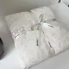 Juego de Cuatro Piezas de Gasa Grado A Materno e Infantil, Sábana Bajera y Funda Nórdica de Gasa de Doble Capa de Algodón Puro, Juego de Tres/Cuatro Piezas para Cama Individual/Doble