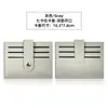 Portatarjetas spot transfronterizo ranuras para tarjetas de gran capacidad portatarjetas pequeño ranuras para múltiples tarjetas compacto para mujer funda de tarjeta de cuero pu portatarjetas al por mayor