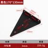 Suporte triangular de diafragma Suporte de parede Placa laminar de parede Prateleira de reboque Suporte fixo invisível Estrutura de rolamento de metal