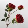 Ins estilo 3 imperial concubina rosa buquê de flores artificiais flor de exibição de casamento europeu flor decoração de casa flor