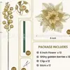 Conjunto de Natal, Arranjo de flores de Natal, Decorações artificiais para festa de Natal, Enfeites para árvore de Natal, Presentes de feriado, Guirlanda de casa