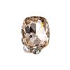 Maillard Crystal pile Diamond, producto terminado, joyería para uñas popular, súper flash, marrón claro, corazón torcido, corazón de melocotón, decoración tridimensional para uñas