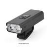 Farol de Bicicleta 2*t6 Transfronteiriço Carregamento USB Liga de Alumínio Iluminação para Pedalar à Noite com Display Eletrônico Conjunto de Ciclismo ao Ar Livre