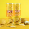 Snacks Importados de Tailandia Lay's Cubo Grande Papas Fritas, Venta al por Mayor de Comida Extranjera, Snacks Más Vendidos en Supermercados 100Gtj