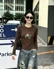 Guangzhou Shisanxing 220g Algodão Canelado Camada Base Feminina Manga Longa Slim Fit para Verão, Direto da Fábrica, Fornecimento Exclusivo Segunda Remessa