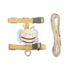 Coleira e guia de pet Abelhinha para passear com cães, especialmente projetada para cães e gatos de pequeno e médio porte, confortável e ajustável para uso ao ar livre
