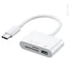 Adequado para Apple Lightning Leitor de Cartão SD para Celular Adaptador Multifuncional Otg Cartão de Memória de Câmera Tf Atacado