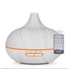 Difusor de Aroma con Forma de Cebolla Control Remoto Transfronterizo Humidificador Casero USB Difusor de Aceites Esenciales Luz Nocturna Madera Grano Aroma Máquina de Aceites Esenciales